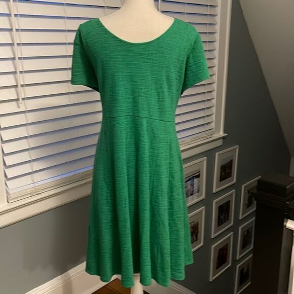 Anthropologie - Maeve Green Nova Knit Dress - Picture 4 of 7